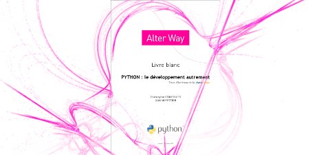 livre blanc python Livre blanc   Python : le développement autrement