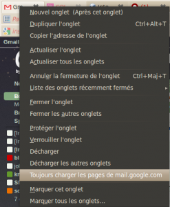 bartab menu 247x300 Test de BarTab   extension Firefox pour limiter lusage de la mémoire et du CPU