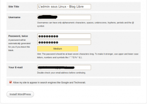 WordPress 3 page5 parametre site 300x212 Aperçu des fonctionnalités, Installation et test de Wordpress 3.0 beta 2