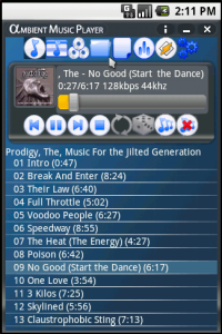ambient player 200x300 Applications android libres pour admin ou geek   suite