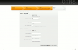 install config otrs mail
