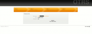 install config otrs ok