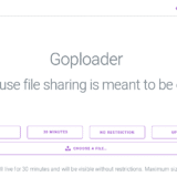 Goploader – Partage de fichier et secret